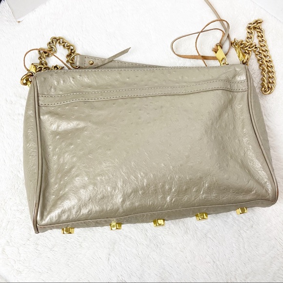 Rebecca Minkoff Mac Daddy bag in ostrich print - Picture 8 of 9